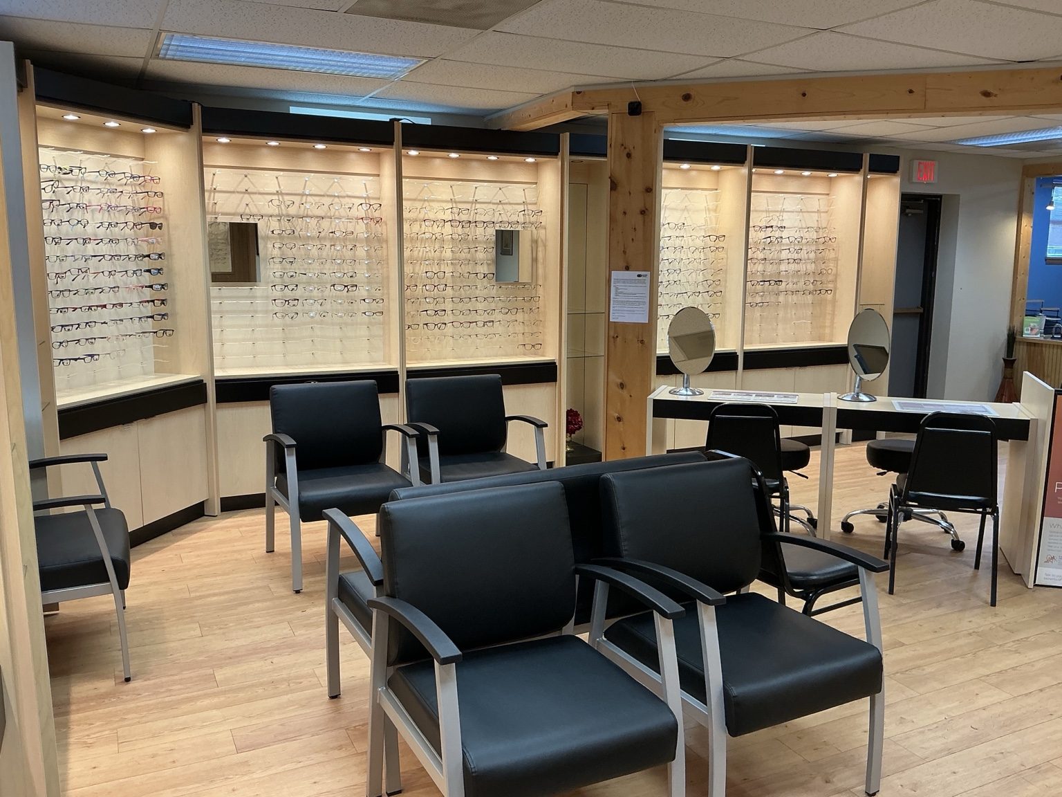Balitski Vision optical area with eyewear displays
